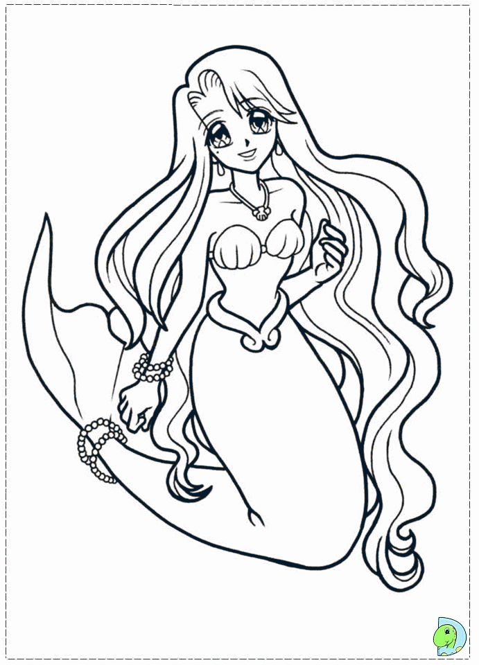 Mermaid Melody coloring page