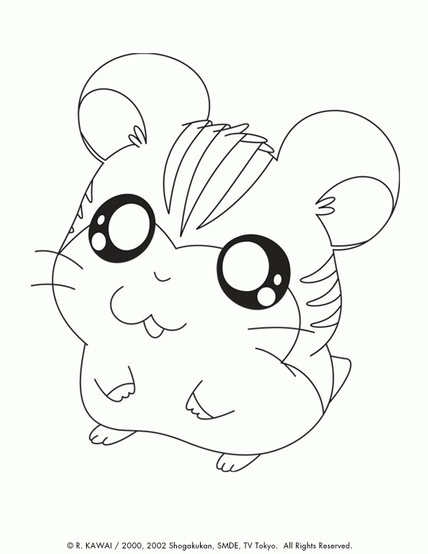 Hamtaro Coloring Pages | Coloring Pages For Kids
