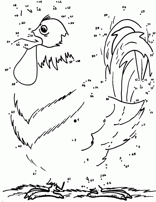 dot to dot turkey Colouring Pages (page 3)