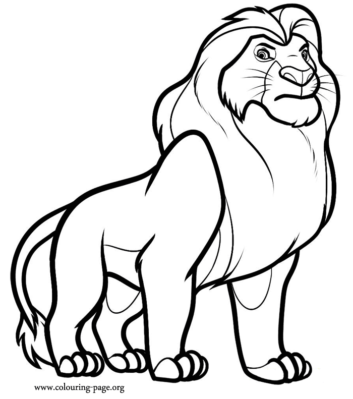 lion king coloring 2 lion king coloring pages | Inspire Kids