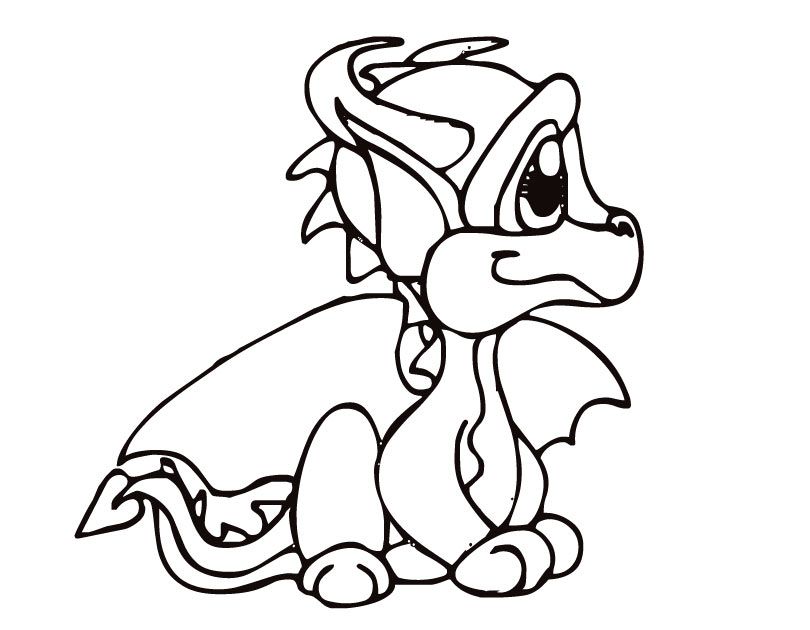 FreshColoring Printable Dragons Coloring Pages