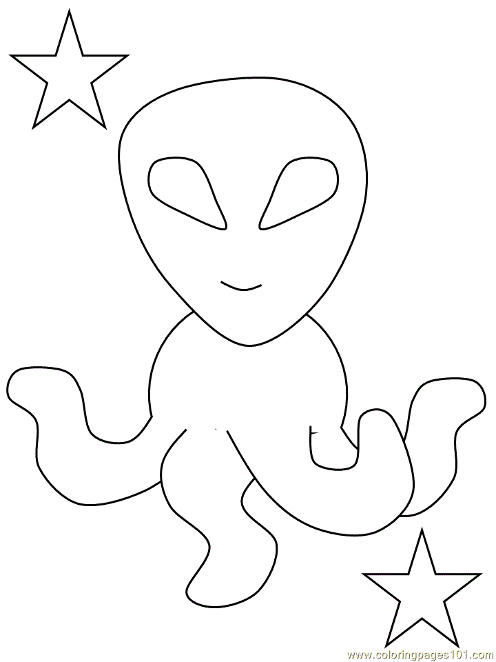 Как нарисовать пришельца