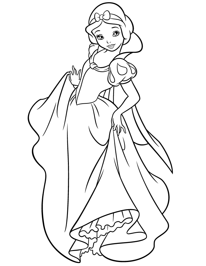 Disney Snow White Coloring Pages for free | Coloring Pages