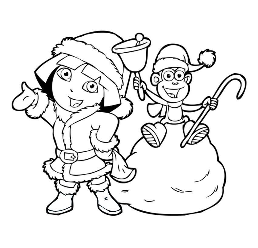 Dora The Explorer Coloring Pages For Kids Coloring Pages Pictures X