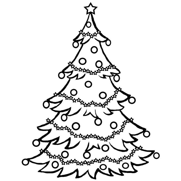 Christmas Tree Coloring Pages | Coloring Pages