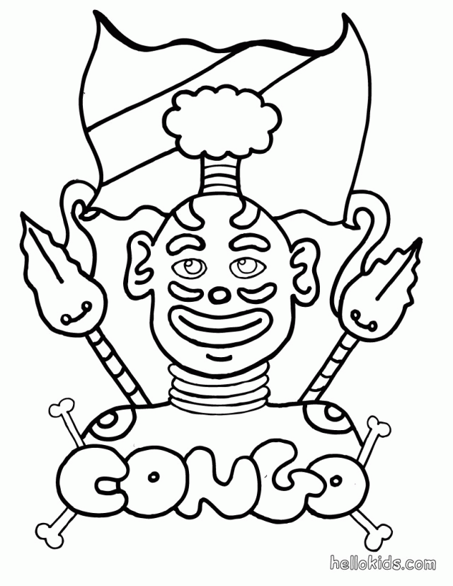 AFRICA Coloring Pages Congo 216602 Africa Coloring Pages For Kids