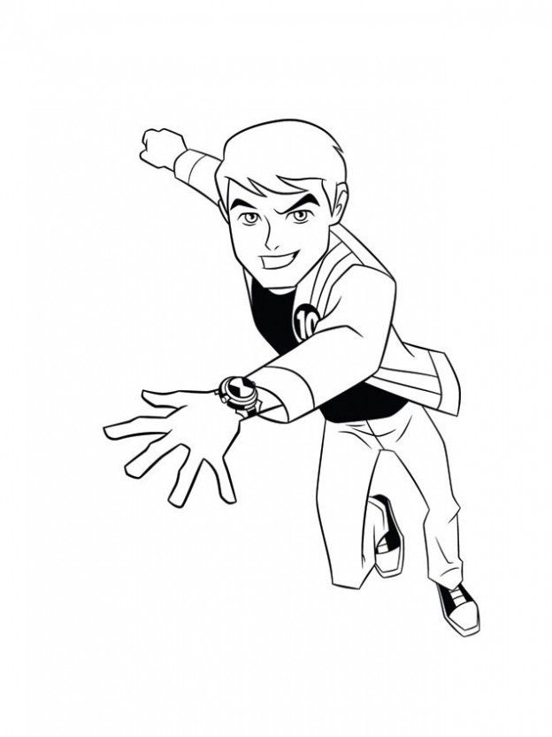 Ben | Free Printable Ben 10 Coloring Pages For Kids | Home 