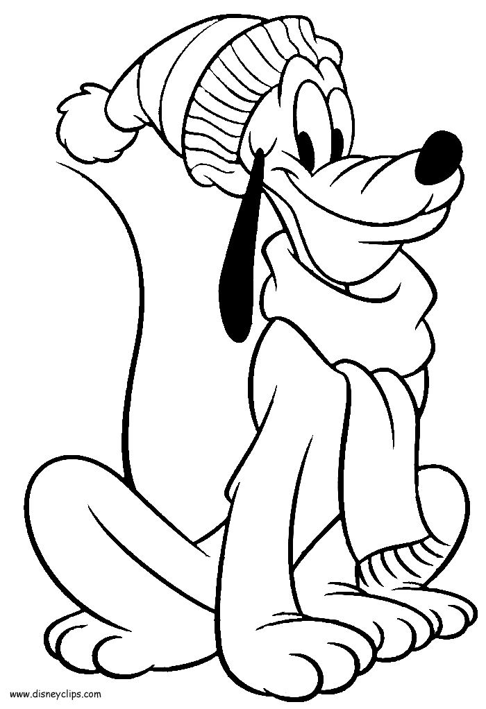 Pluto Coloring Pages - Disney Coloring Book