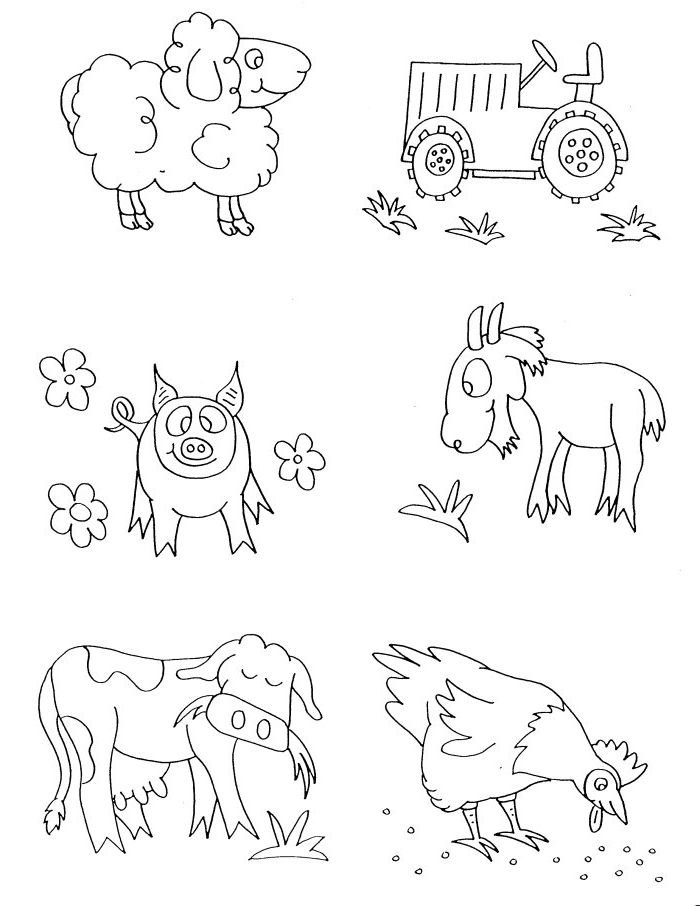Farm Animals Coloring Pages | Color Page