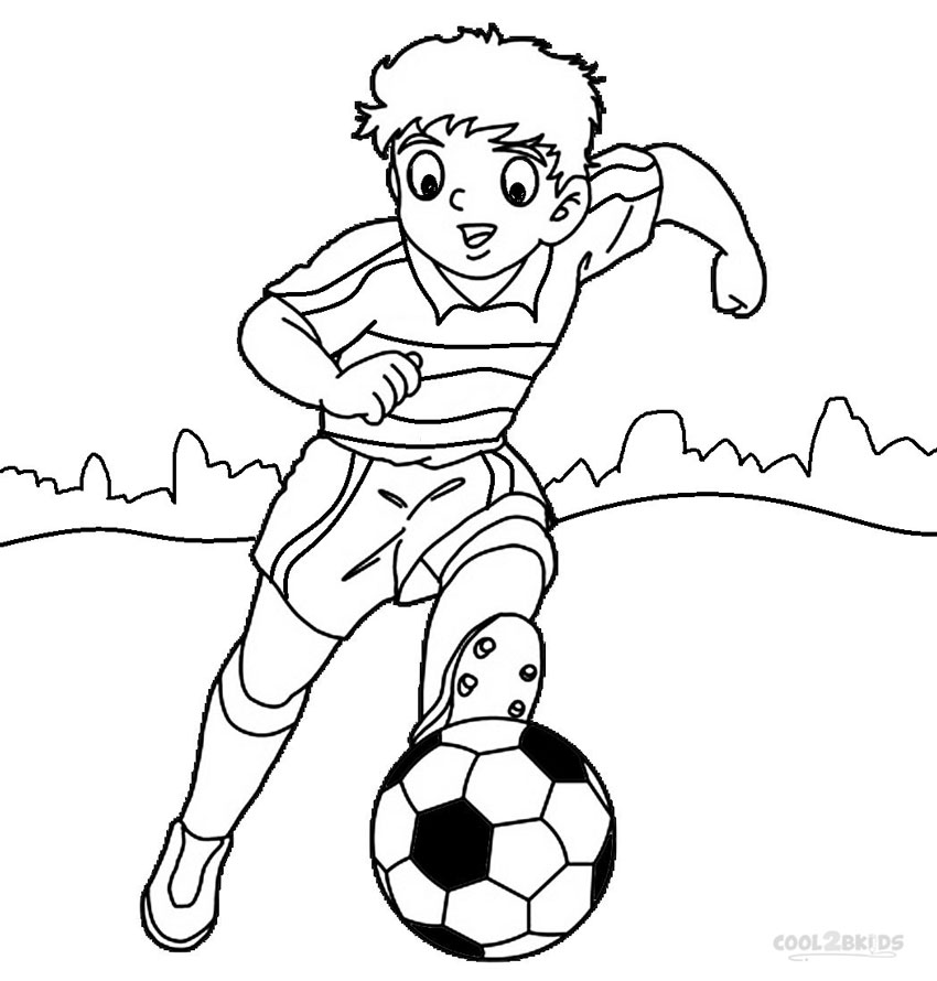 Printable Football Player Coloring Pages For Kids