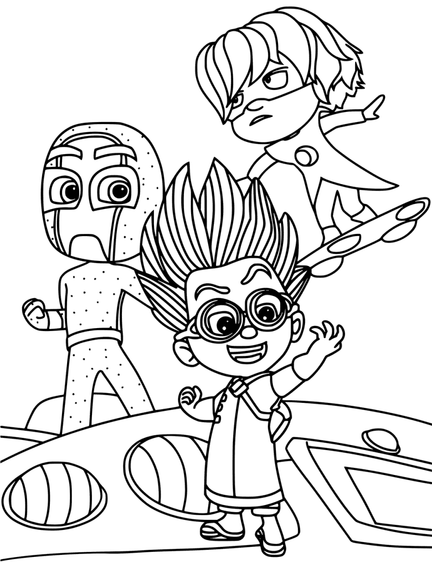 PJ Masks Coloring Pages - Best Coloring Pages For Kids