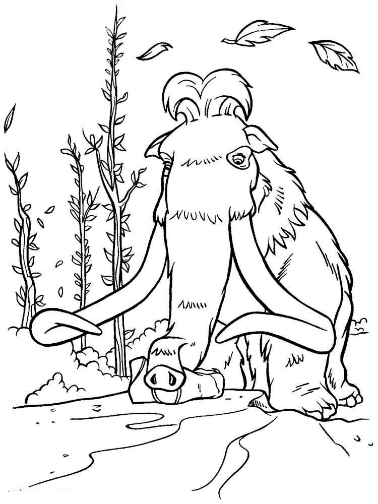 Ice Age coloring pages. Download and print Ice Age coloring pages