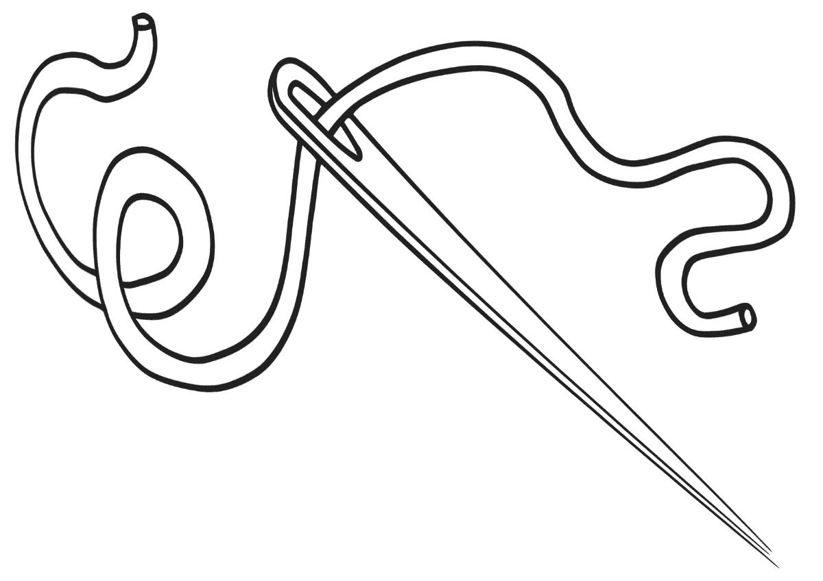 Needle Coloring Pages - Coloring Nation