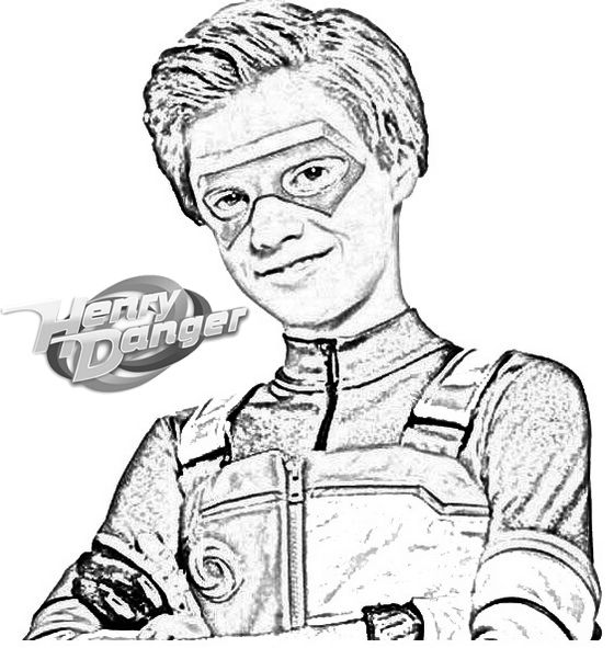 Kid Danger Henry Danger Coloring Pages - KIDRIZI