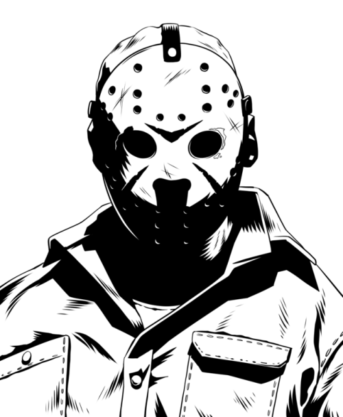 Ian Jepson — Inktober Friday the 13th: Jason Voorhees!