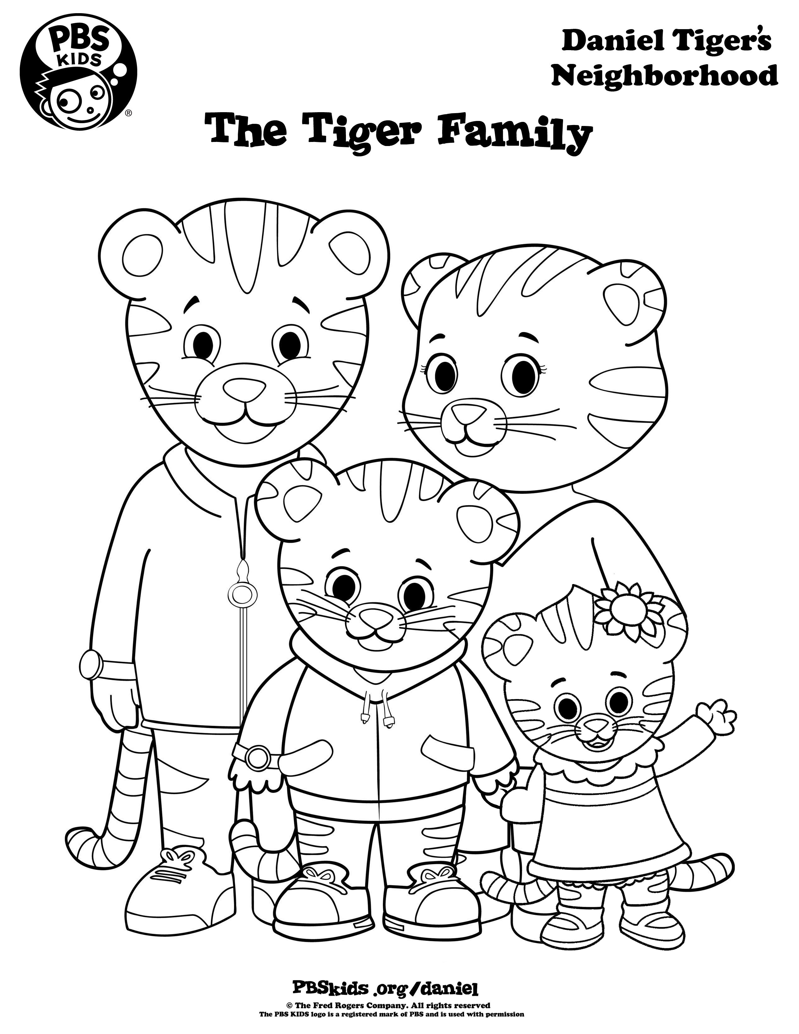 Daniel Tiger Coloring Pages - Best Coloring Pages For Kids