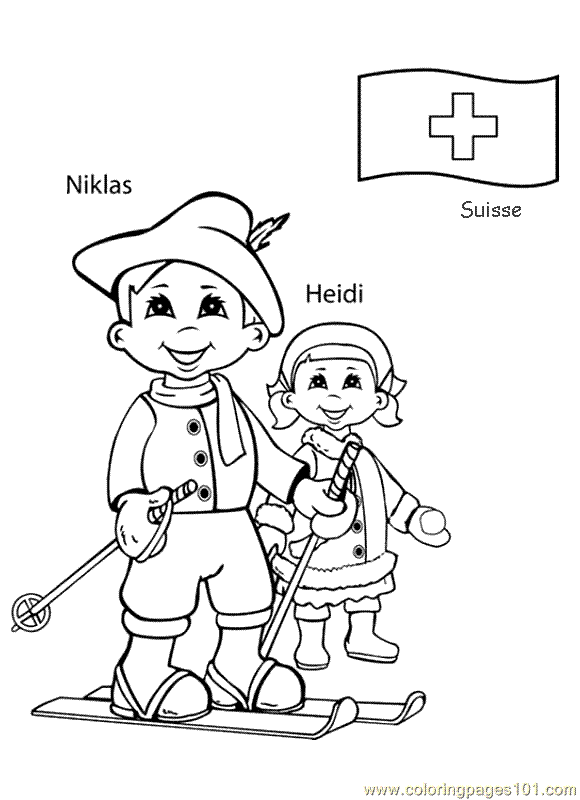 switzerland coloring pages - Clip Art Library