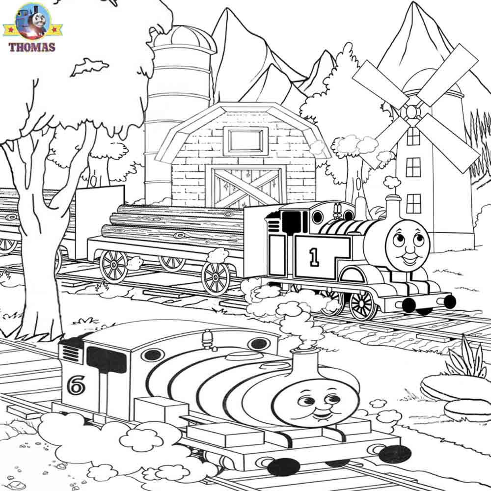 Thomas And Friends Misty Island Rescue Coloring Pages For Kids ...