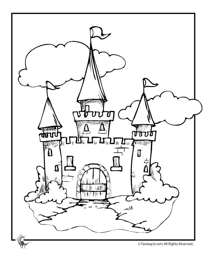 hogwarts castle coloring pages - Clip Art Library