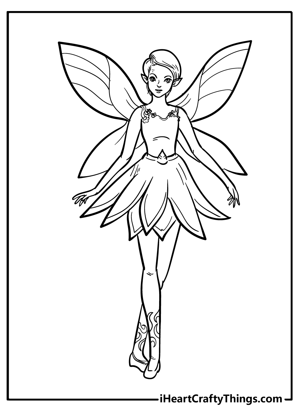 Printable Fairy Coloring Pages (Updated 2023)