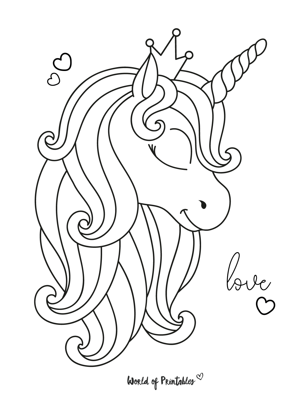 The Best Unicorn Coloring Pages For Kids & Adults - World of Printables