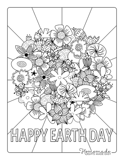 25 Free Earth Day Coloring Pages for Kids & Adults