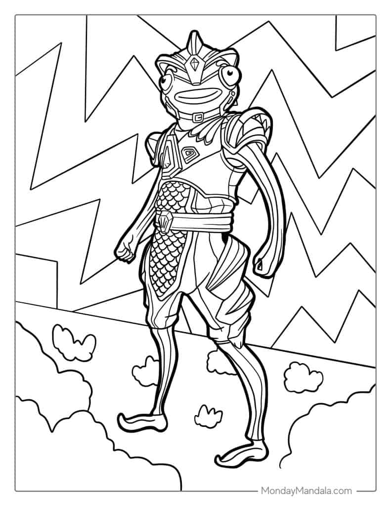 60 Fortnite Coloring Pages (Free PDF Printables)