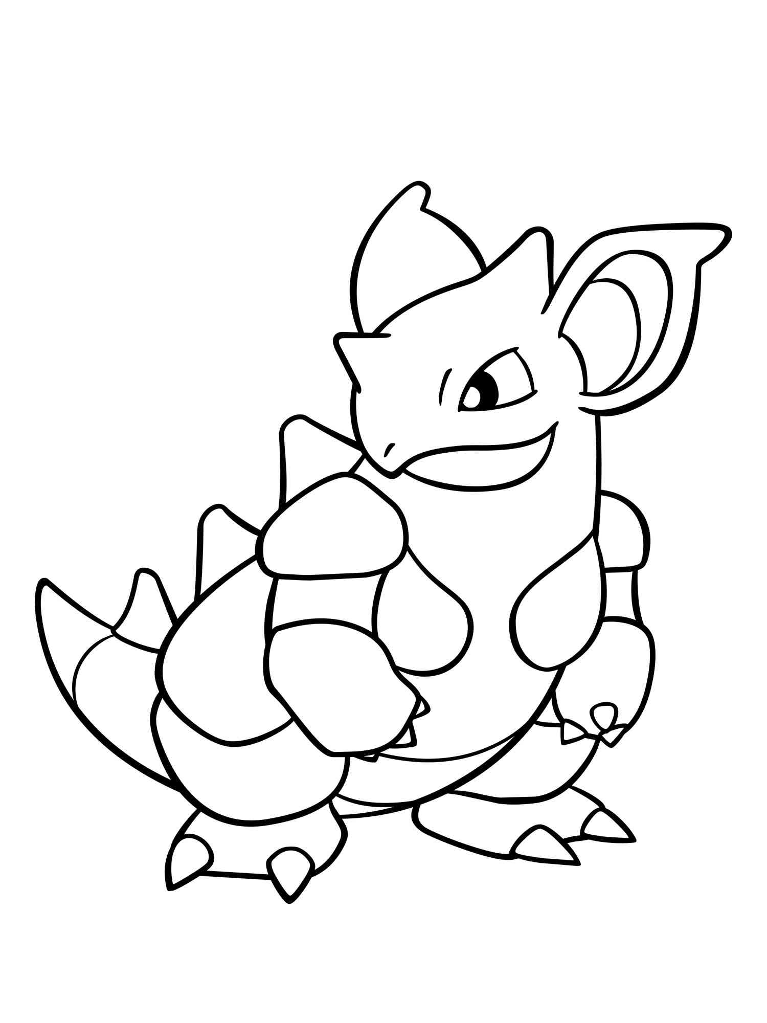 Nidoqueen Pokemon coloring pages