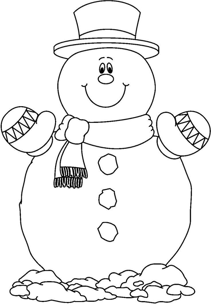 Good to print if you need a snowman visual for writing, etc ...