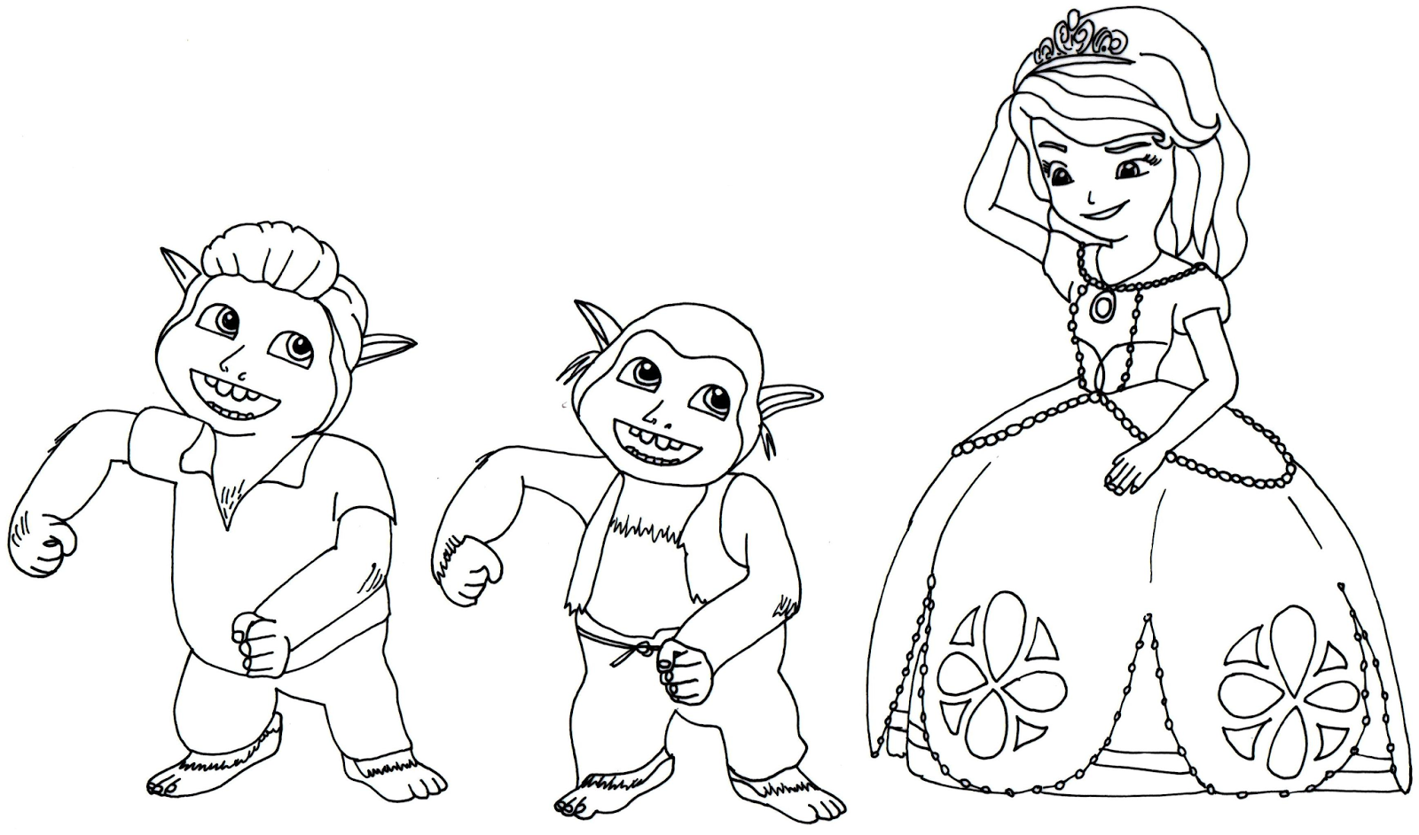 Sofia The First Coloring Pages: Sofia the First Coloring Page with ...