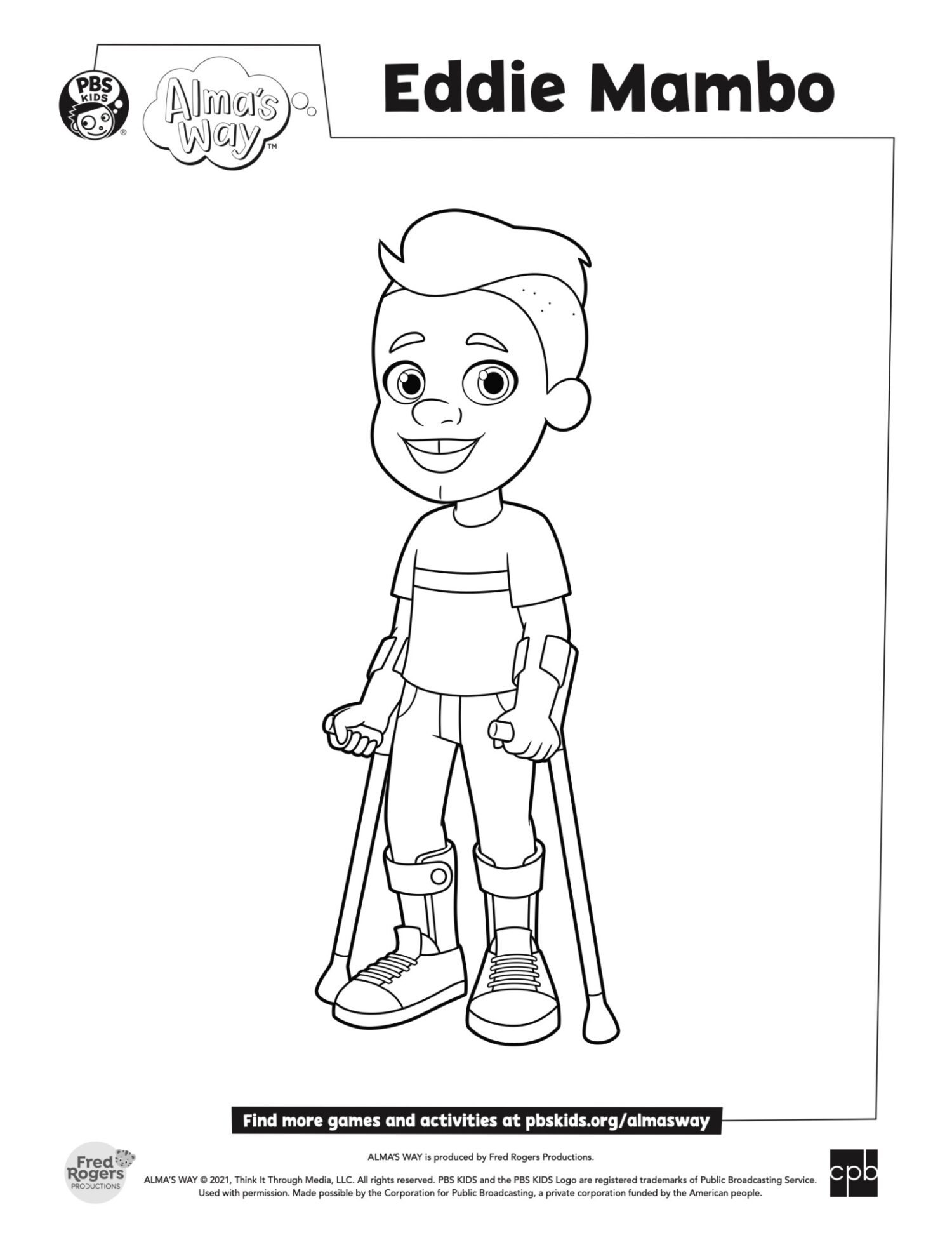 Eddie Mambo -- Alma's Way coloring page