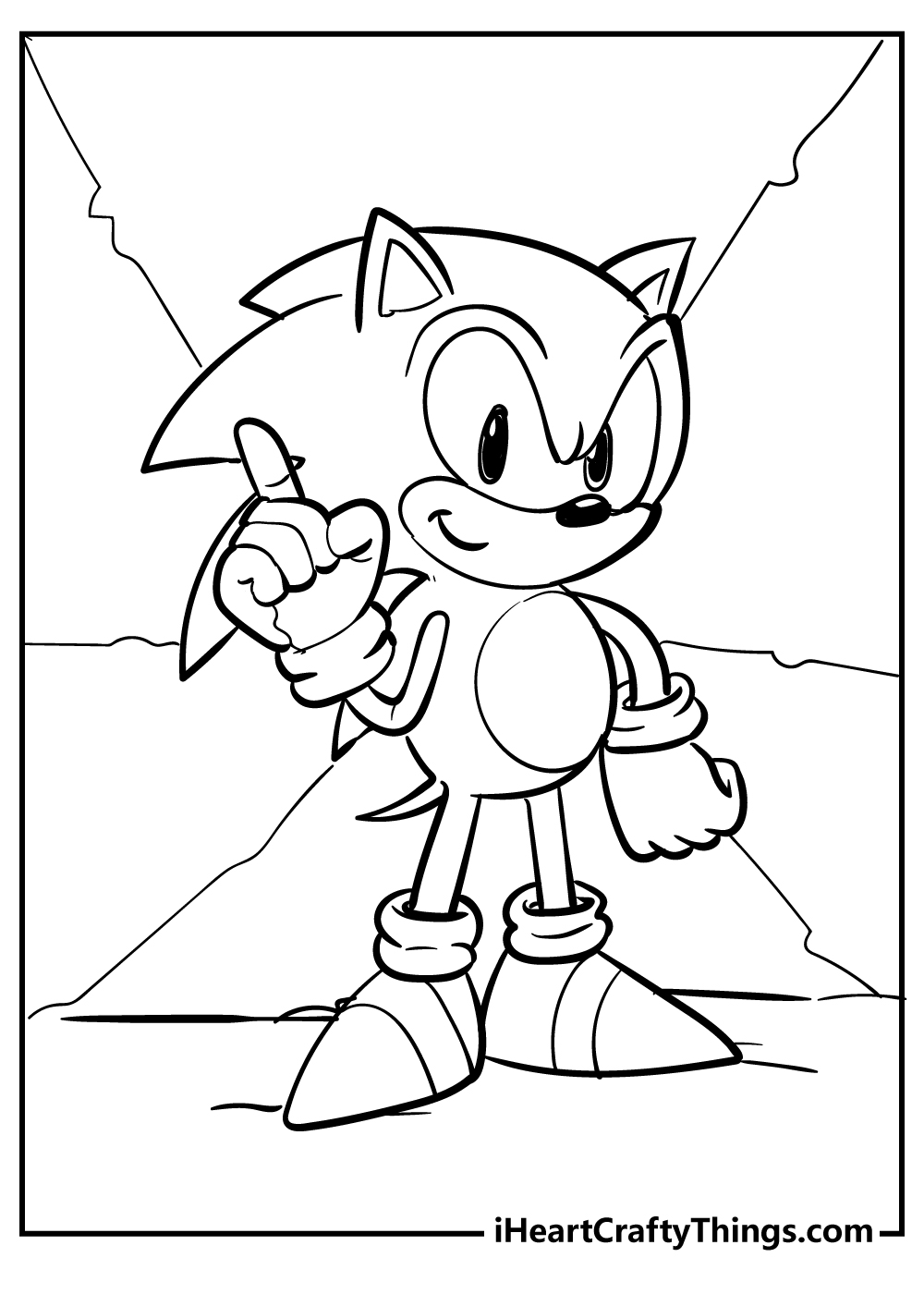 Sonic The Hedgehog Coloring Pages - 100% Free (2023)