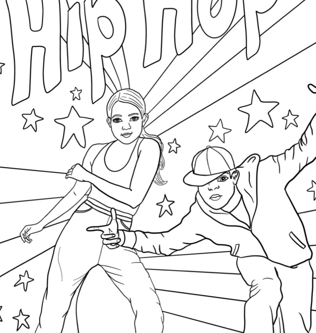 Styles of Dance Coloring Pages - Etsy