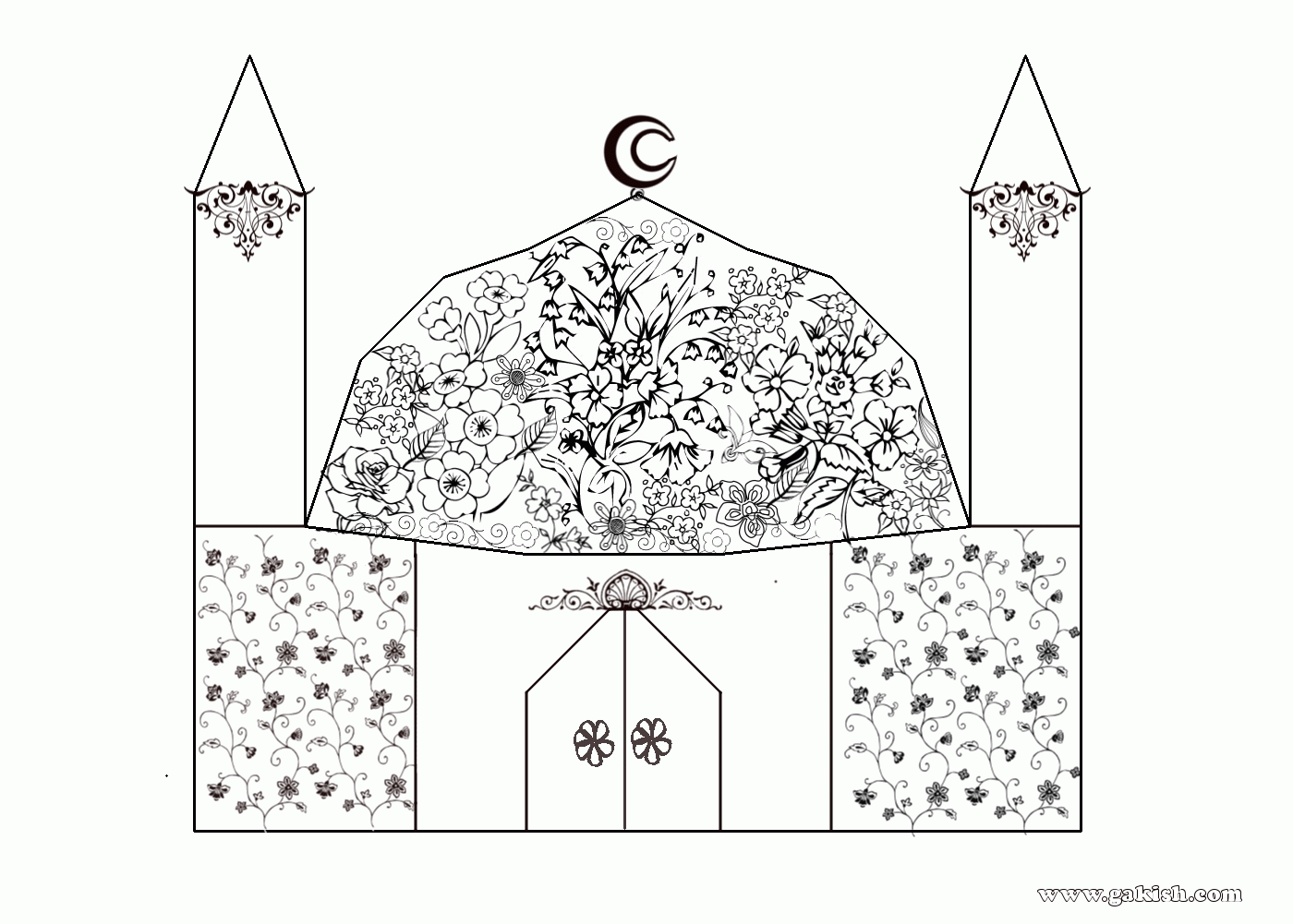 Islamic Coloring Pages Printable - Coloring Page Photos