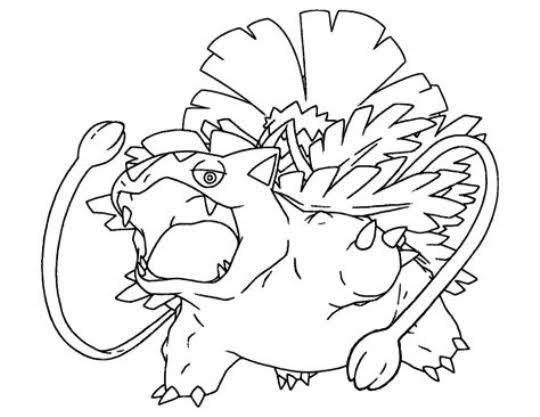 Pokemon Ivysaur Coloring Pages - Free Pokemon Coloring Pages