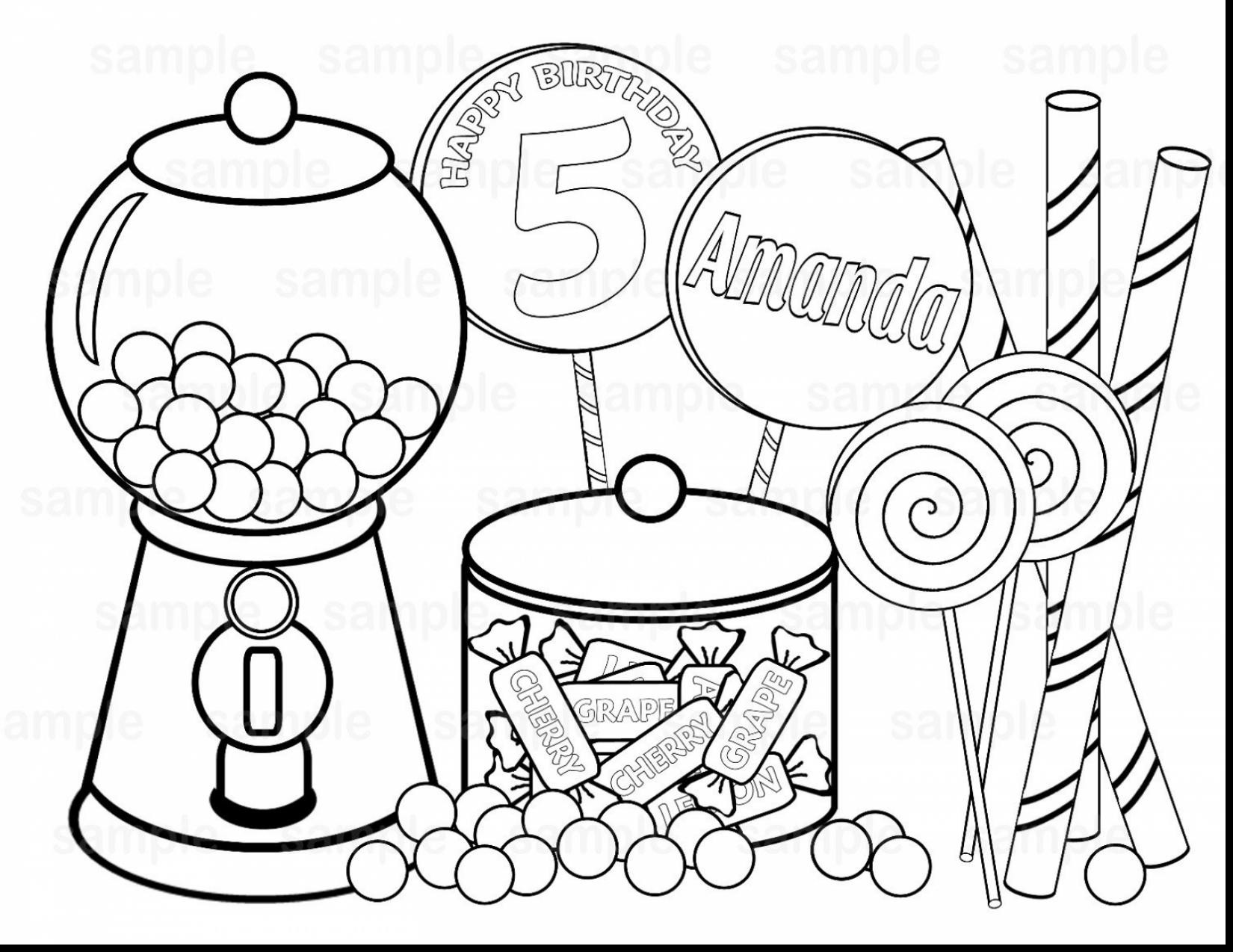 Sweets Coloring Pages at GetDrawings | Free download