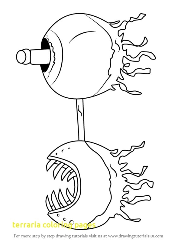 The best free Terraria coloring page images. Download from 10 free ...
