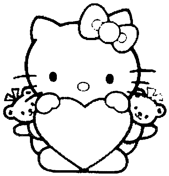 Hello Kitty Printable Coloring Pages - Get Coloring Pages