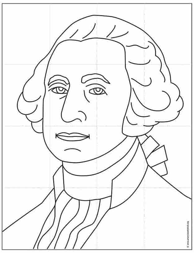 Easy How to Draw George Washington ...
