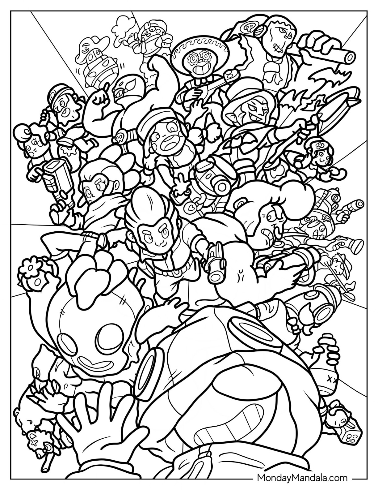 25 Brawl Stars Coloring Pages (Free PDF ...