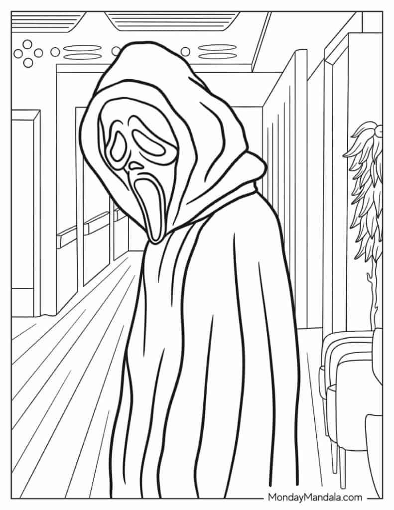 20 Horror Coloring Pages (Free PDF ...