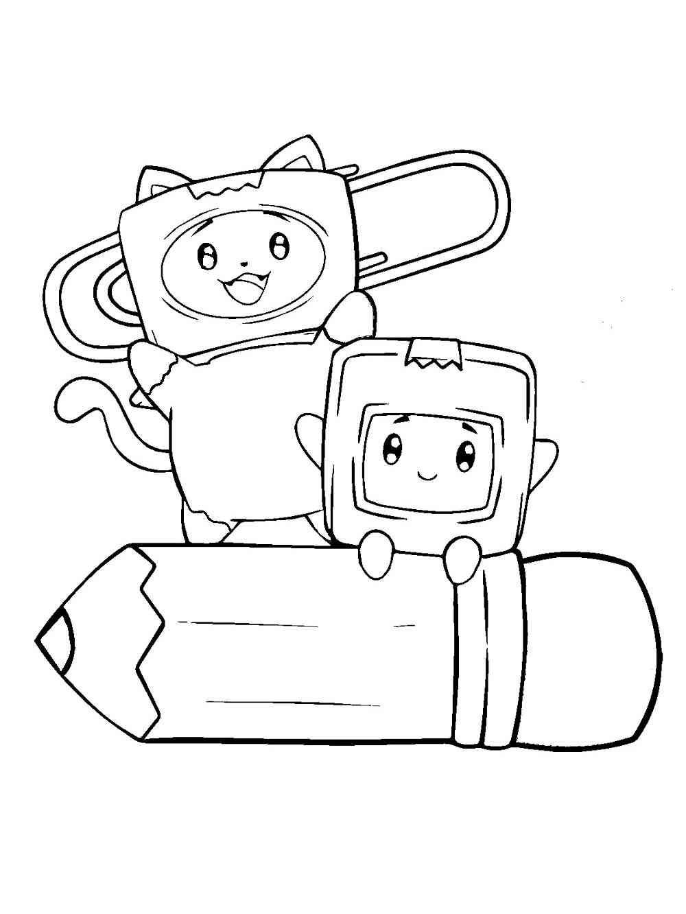 LankyBox coloring page - Free printable