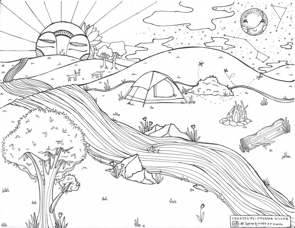 Your Kids (and You!) Will Love These FREE Printable Coloring Pages by 5 of  DC's Coolest Artists | Washingtonian (DC)
