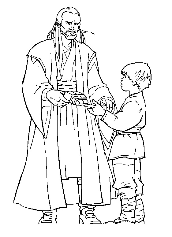Qui gon jinn coloring pagesglobalperspectives.info