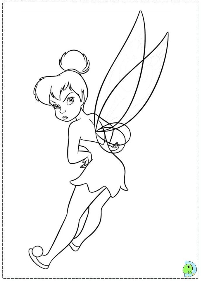 Tinkerbell in The Secret of the Wings coloring pages
