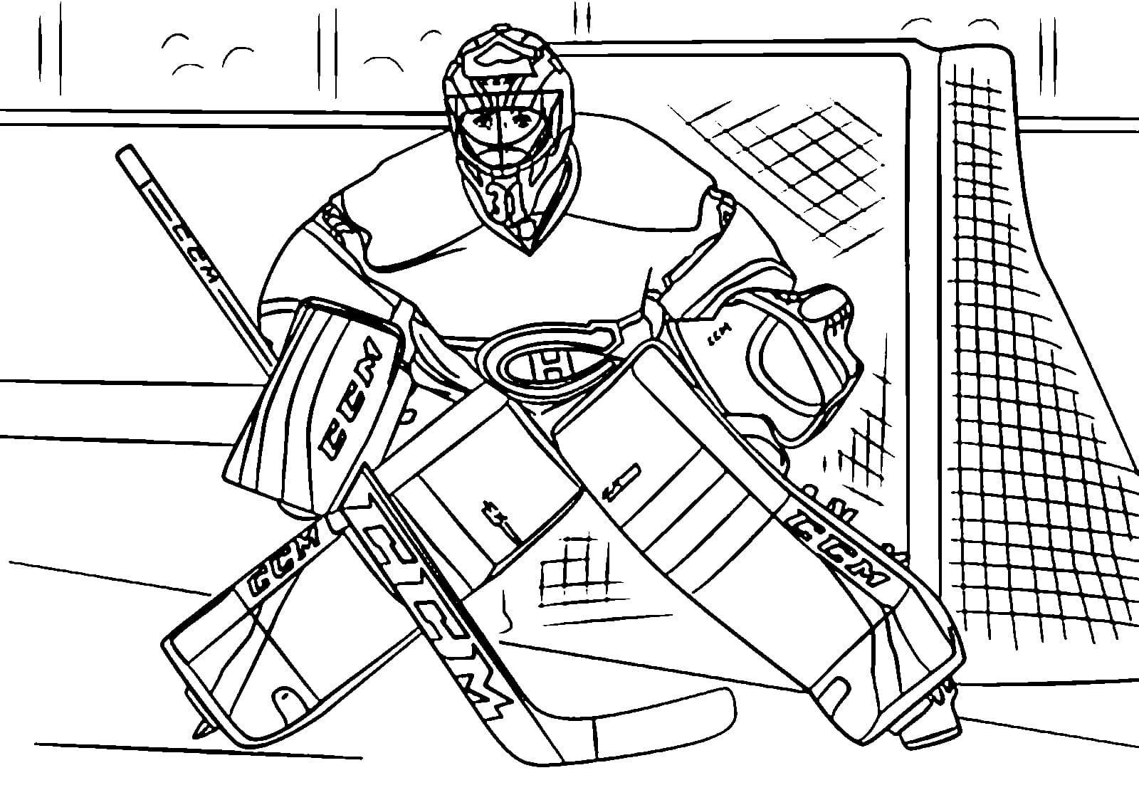 Hockey Coloring Pages | 100 Pictures ...