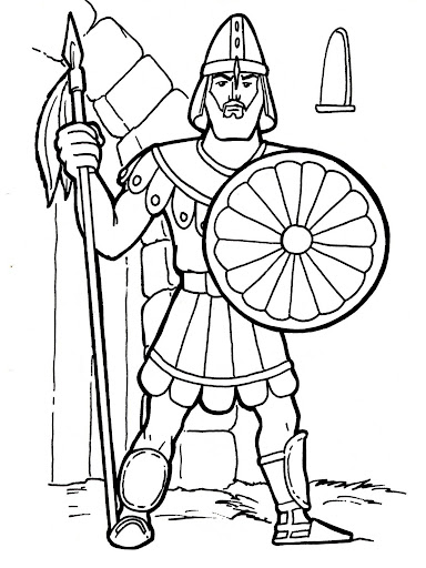 Roman gladiator . free coloring pages | Coloring Pages