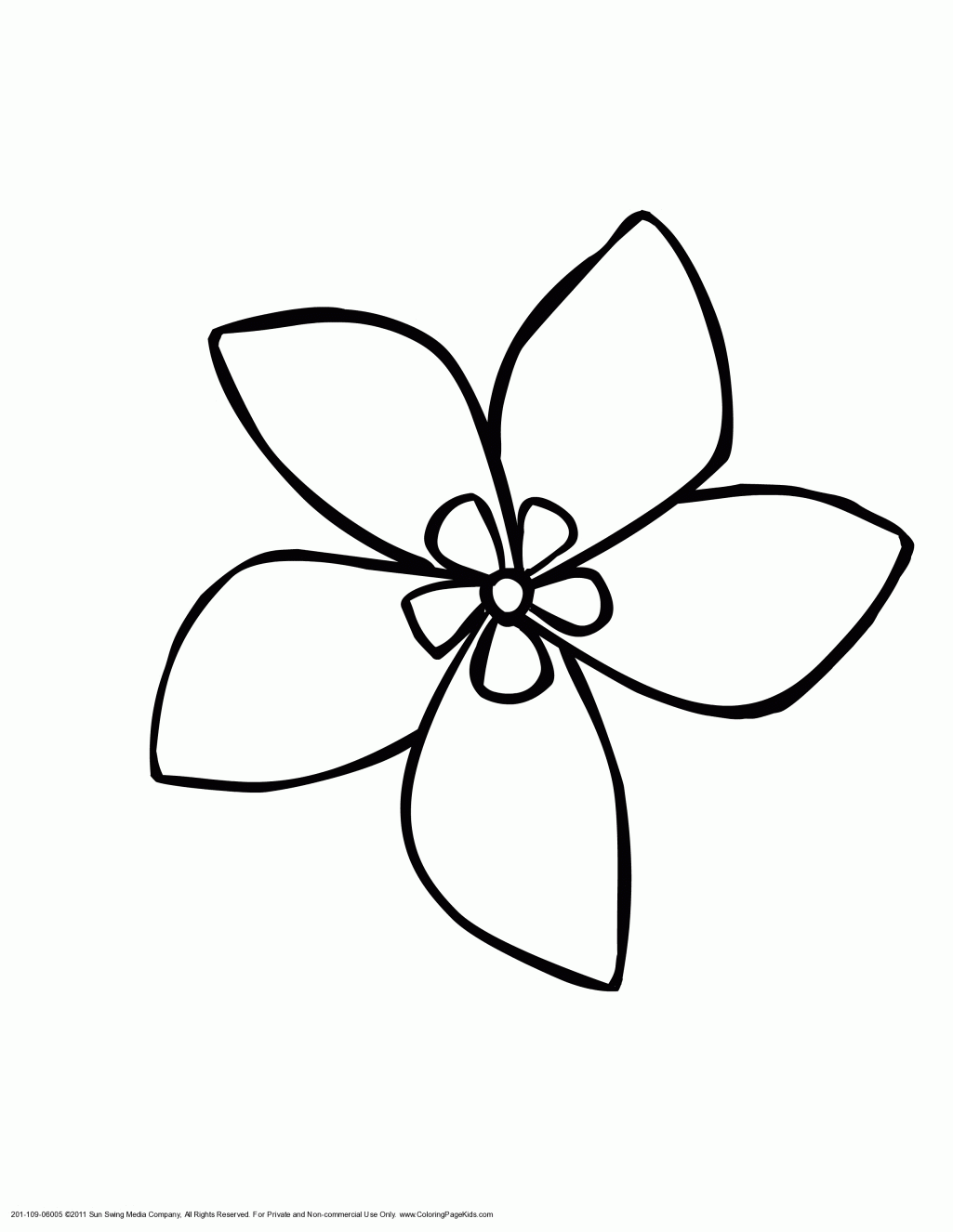 draw a hawaii flower - Clip Art Library