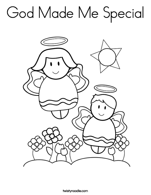 God Made Me Coloring Pages – AZ Coloring Pages God Made Me ...
