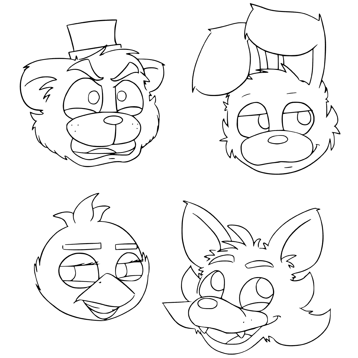 Five Nights at Freddy's Coloring Pages - GetColoringPages.com